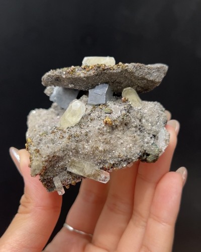 Calcite, Galena, Marcassite, Dolomite - USA - Missouri